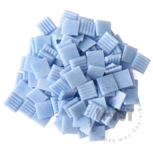 Blue Square Vitreous Hot-melting Glass Mosaic ASM708