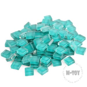 Turquoise Square Crystal Glass Mosaic 10-CC622