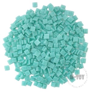 Turquoise Square Vitreous Hot-melting Glass Mosaic 10ASM607