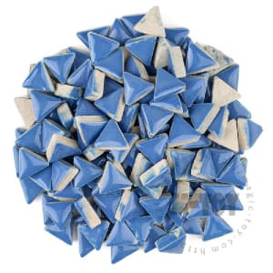 Blue Triangle Shape Ceramic Mosaic 15CJG704
