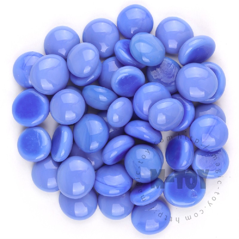 Blue Porcelain Glass Gems CD-RO701