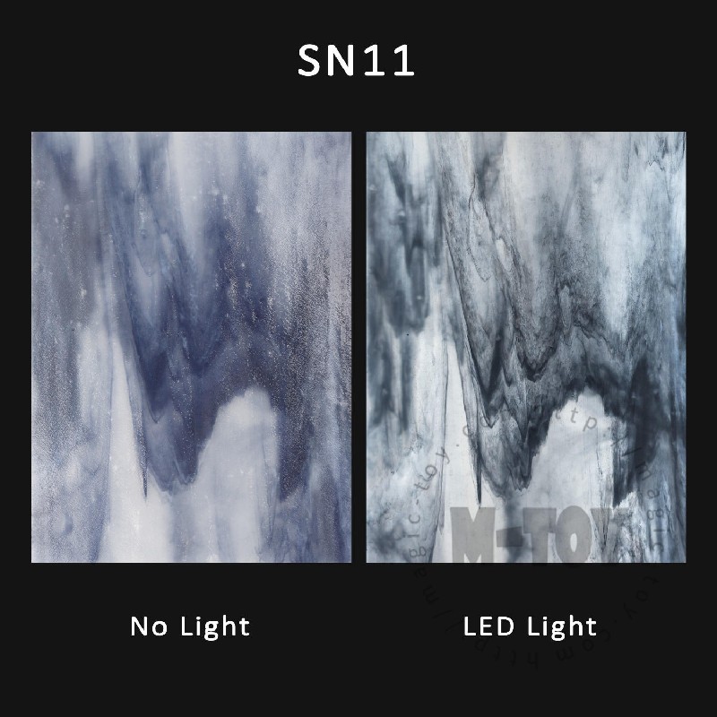 Grey Stained Glass Sheet SP SN11
