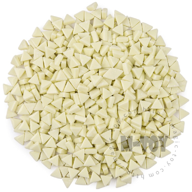 Beige Mini Triangle Glass Mosaic 10SJG30