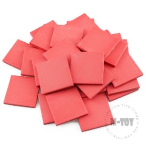 Red Square Chunky Ceramic Mosaic 48TSM912