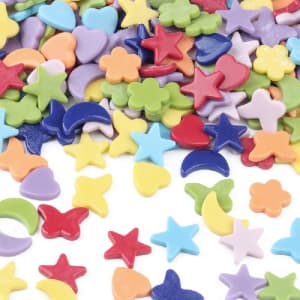 Glass Charms Multiple Shapes