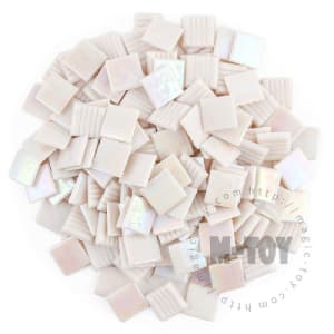 Iridescent Pink Square Hot-melting Glass Mosaic PSI401