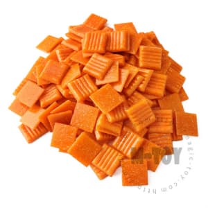 Orange Square Vitreous Hot-melting Glass Mosaic ASM904