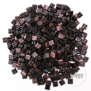 Purple Square Golden Line Hot-melting Glass Mosaic 10GSM504