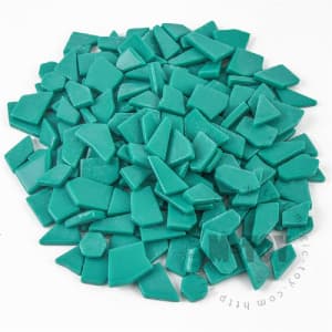 Turquoise Irregular Shape Glass Mosaic IR-SS54