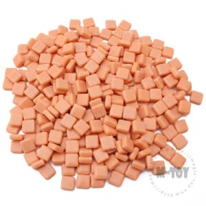 Light Orange Mini Square Glass Mosaic 10SS12