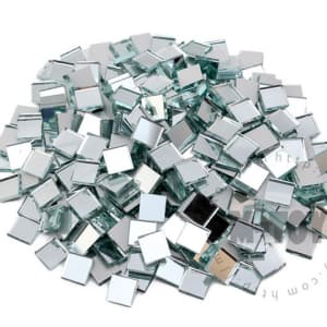 Silver Square Mirror 15MSS01