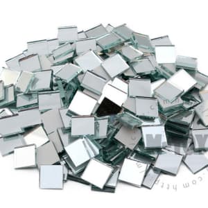 Silver Square Mirror 20MSS01