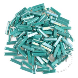 Iridescent Turquoise Stick Glass Mosaic 525SBI54