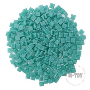 Turquoise Square Vitreous Hot-melting Glass Mosaic 10ASM608
