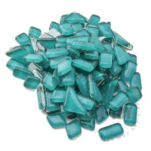 Turquoise Irregular Crystal Glass Mosaic IR-CC622