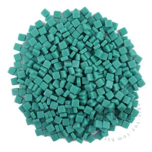 Turquoise  Mini Square Glass Mosaic 8SS54