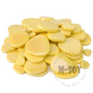 Iridescent Yellow Pebbles Glass Mosaic PE-SSI50