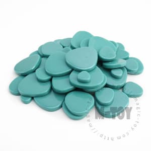 Luster Turquoise Pebbles Glass Mosaic PE-SSL54