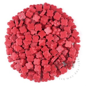 Red Flower Glass Mosaic SMHG16