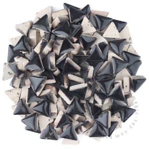 Black Triangle Shape Ceramic Mosaic 15CJG801