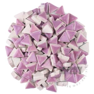 Purple Triangle Shape Ceramic Mosaic 15CJG502