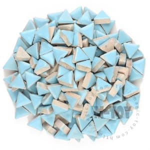 Blue Triangle Shape Ceramic Mosaic 15CJG701