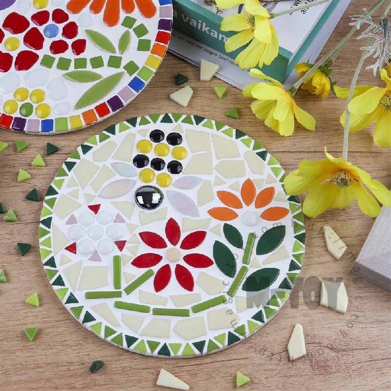 🐝 Spring Garden · Bee & Flower Round Plate Decoration🌸
