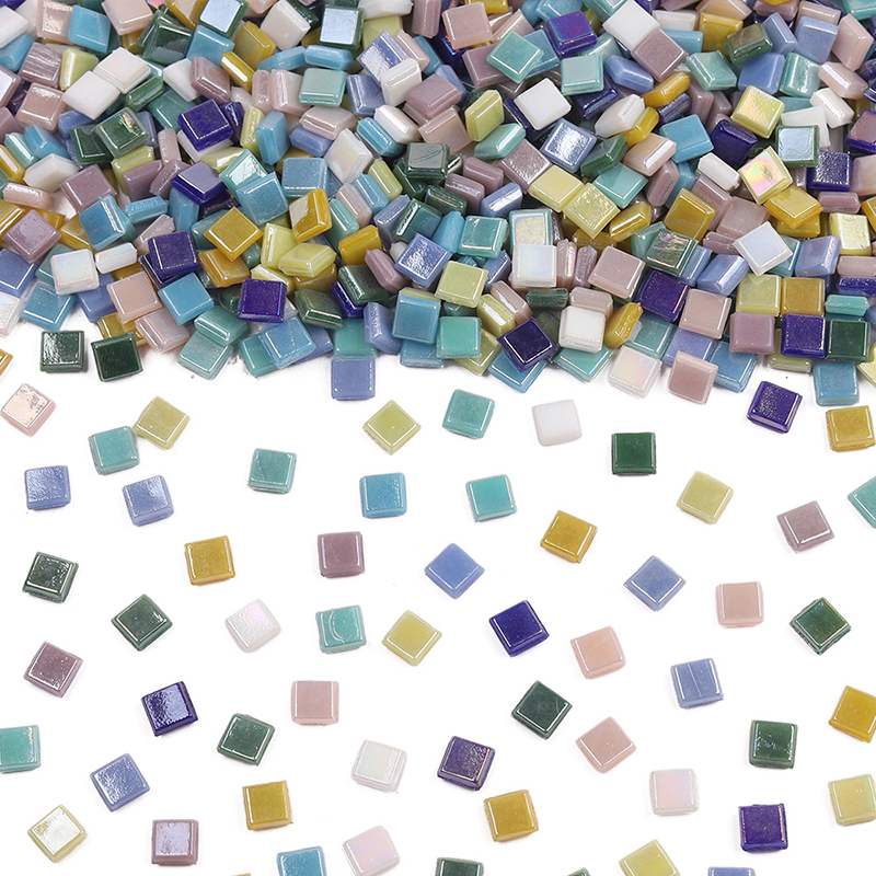 Ice Jade Glass Mini Tiles