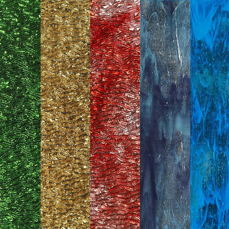 Colored Mirror Stained Glass Sheet