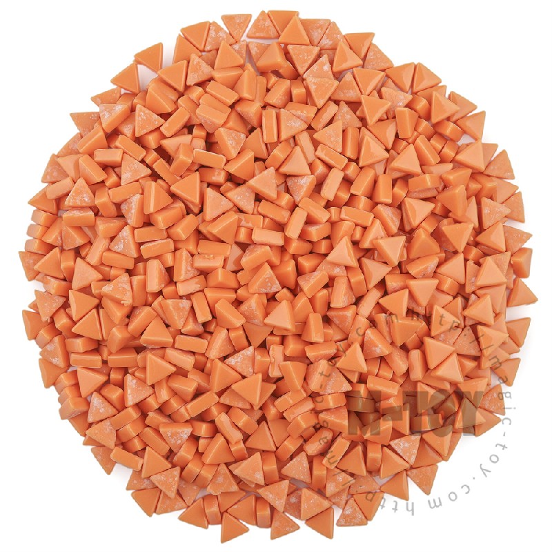 Orange Mini Triangle Glass Mosaic 10SJG18