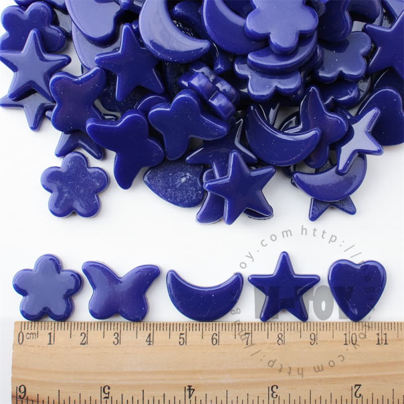 Cobalt Blue Charms Glass Mosaic MU-SS05