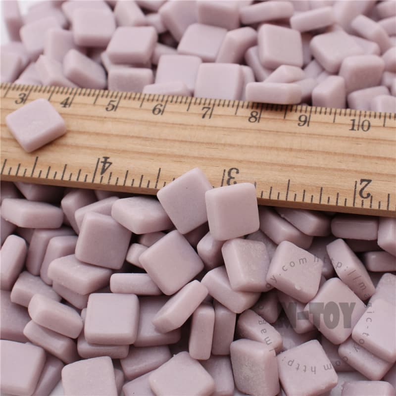 Pink Mini Square Glass Mosaic 10SS68