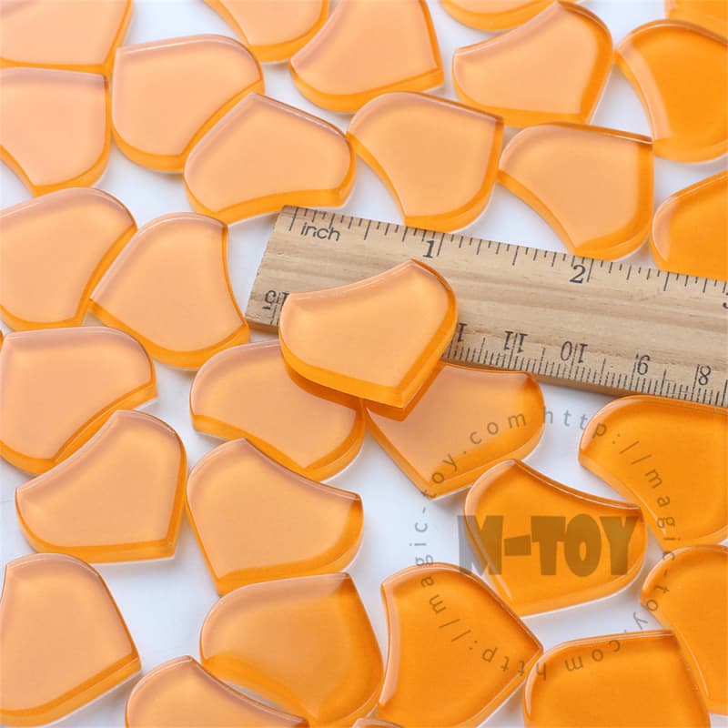 Orange Fishscale Mandala Glass Mosaic 3026TA-CC945