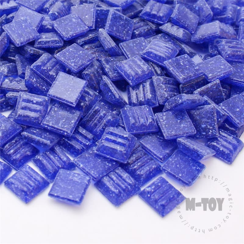 Cobalt Blue Square Vitreous Hot-melting Glass Mosaic 10ASM711