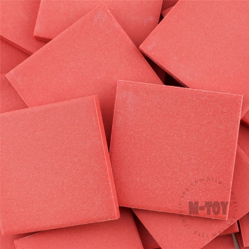 Red Square Chunky Ceramic Mosaic 48TSM912