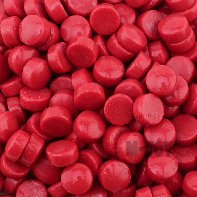 Red Round Glass Mosaic SR16