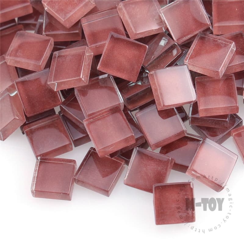 Purple Square Crystal Glass Mosaic 10-CC312