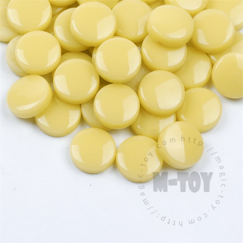 Yellow Round Glass Mosaic 20SR50