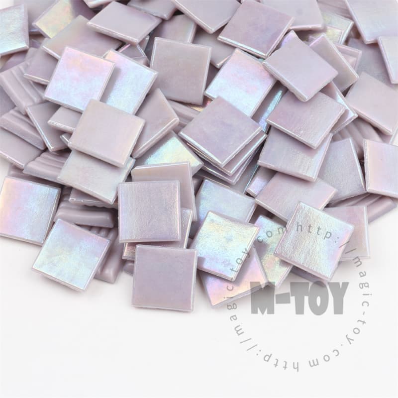Iridescent Purple Square Hot-melting Glass Mosaic PSI501