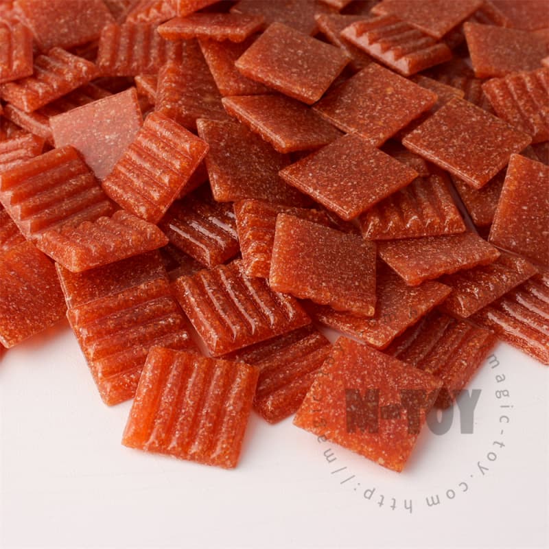 Pink Square Vitreous Hot-melting Glass Mosaic ASM404