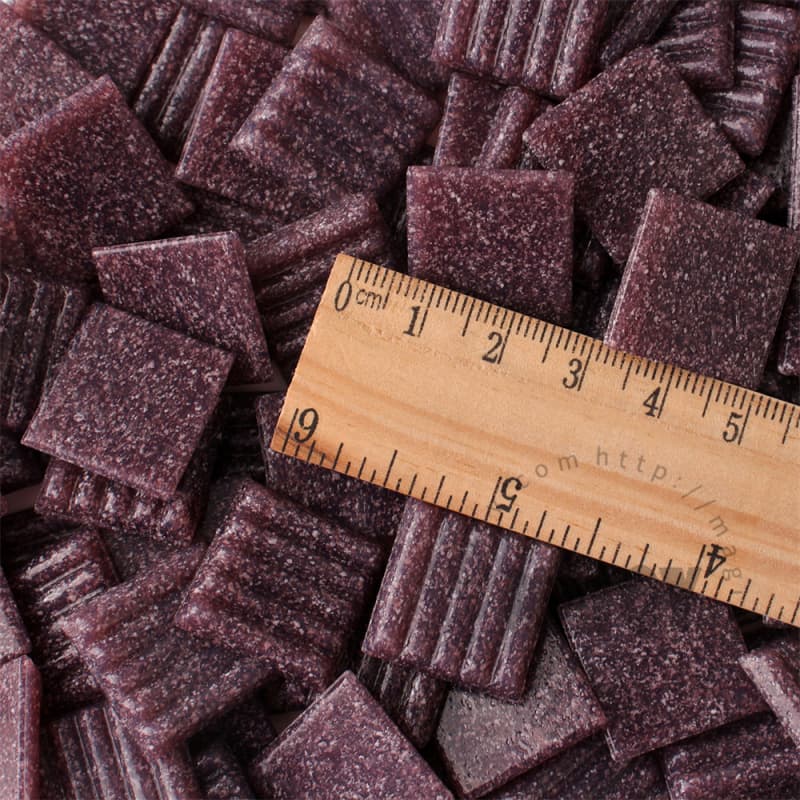 Purple Square Vitreous Hot-melting Glass Mosaic ASM503