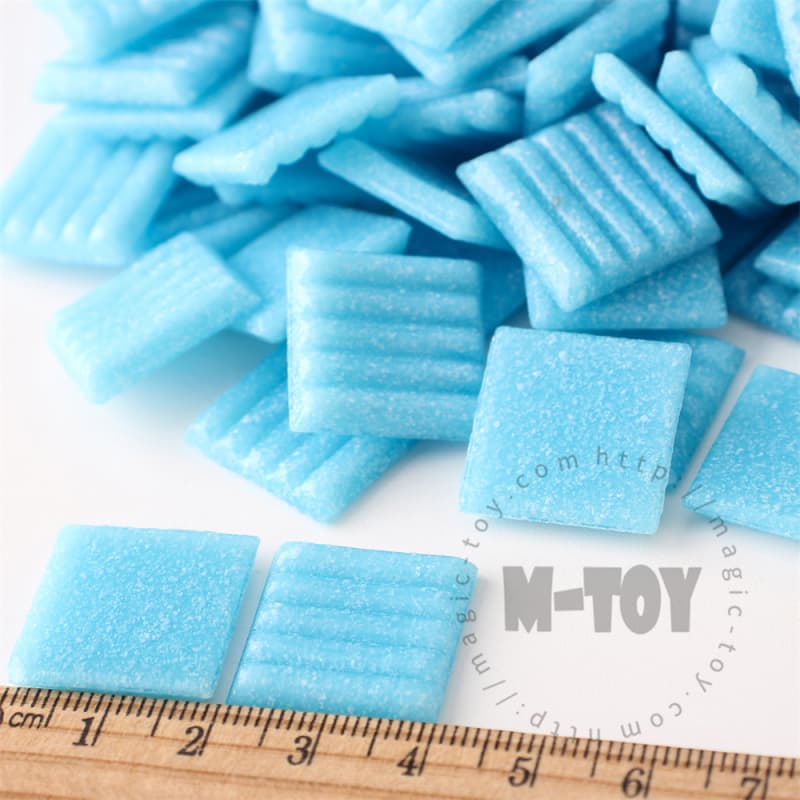 Blue Square Vitreous Hot-melting Glass Mosaic ASM704