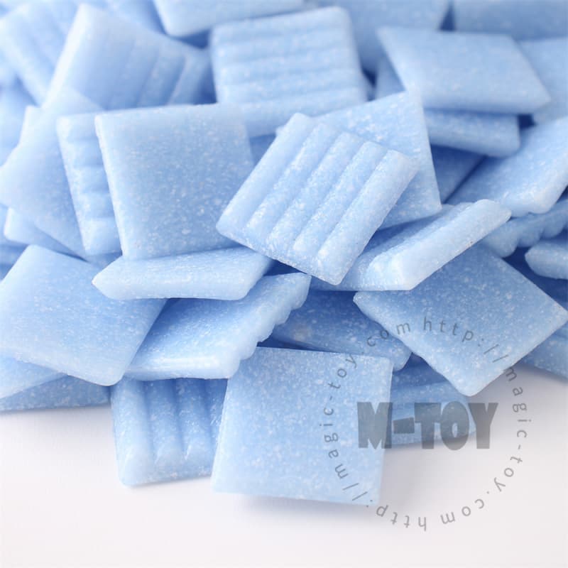 Blue Square Vitreous Hot-melting Glass Mosaic ASM708