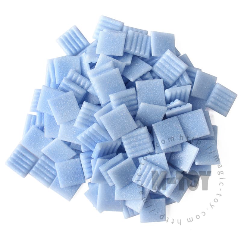 Blue Square Vitreous Hot-melting Glass Mosaic ASM708