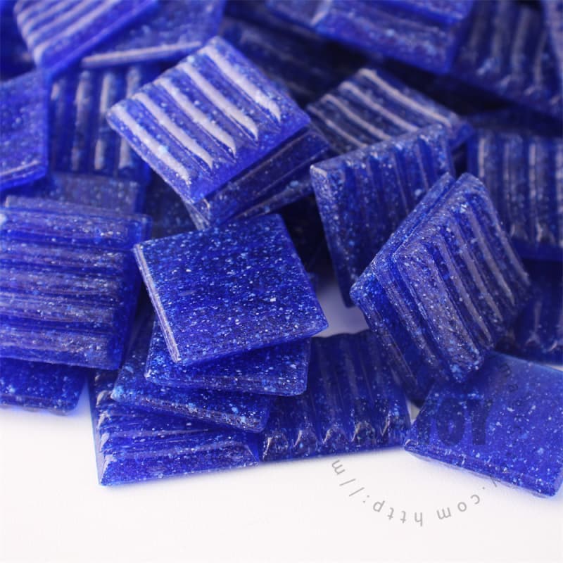 Blue Square Vitreous Hot-melting Glass Mosaic ASM711