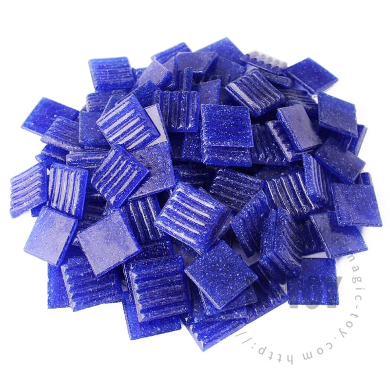 Blue Square Vitreous Hot-melting Glass Mosaic ASM711