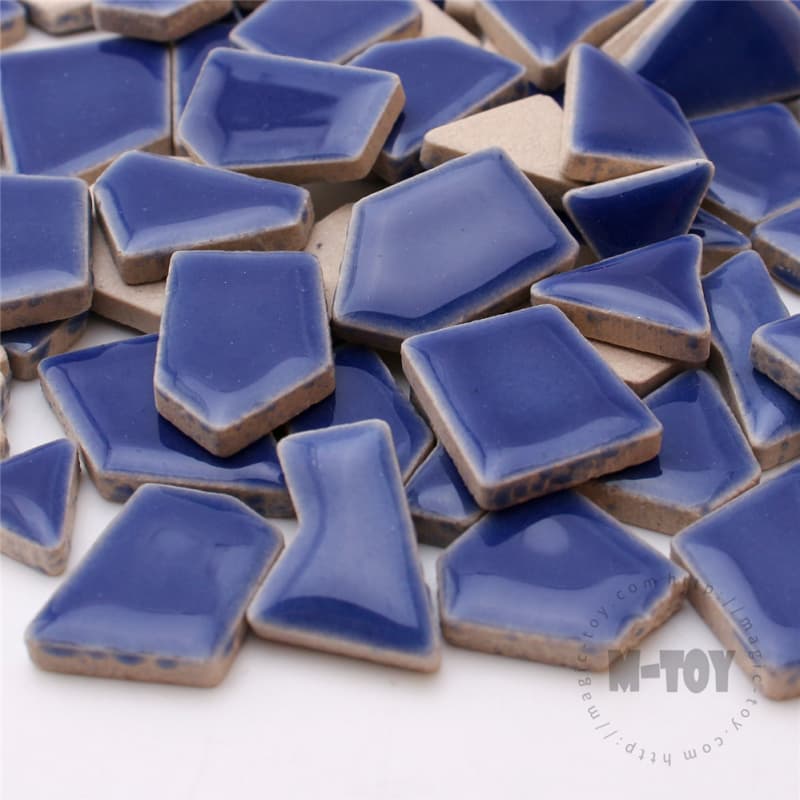 Blue Irregular Ceramic Mosaic IR-H191