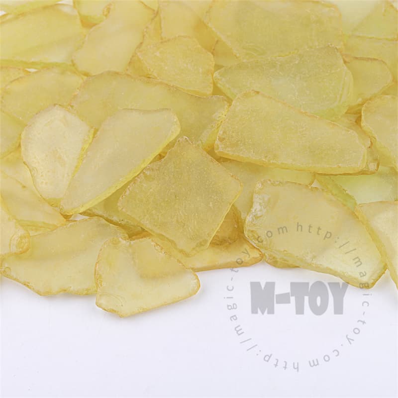 Yellow Color Irregular Sea Glass CD-HR902-M
