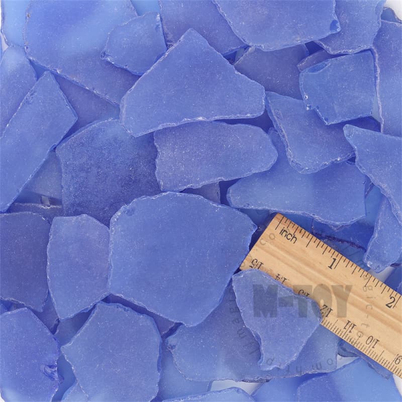Cobalt Blue Color Irregular Sea Glass CD-HR702-M