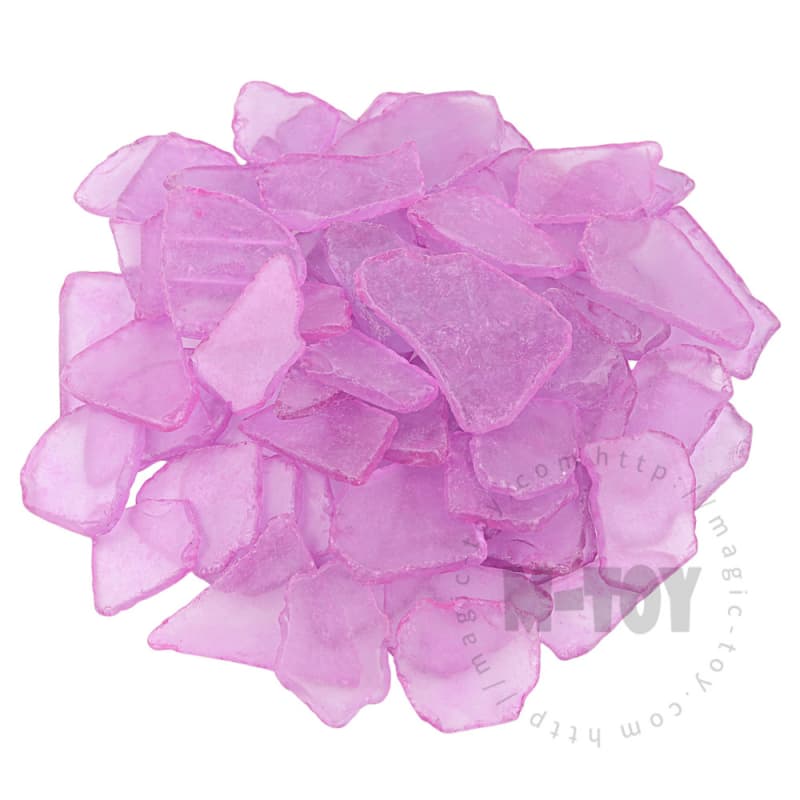 Pink Color Irregular Sea Glass CD-HR401-M